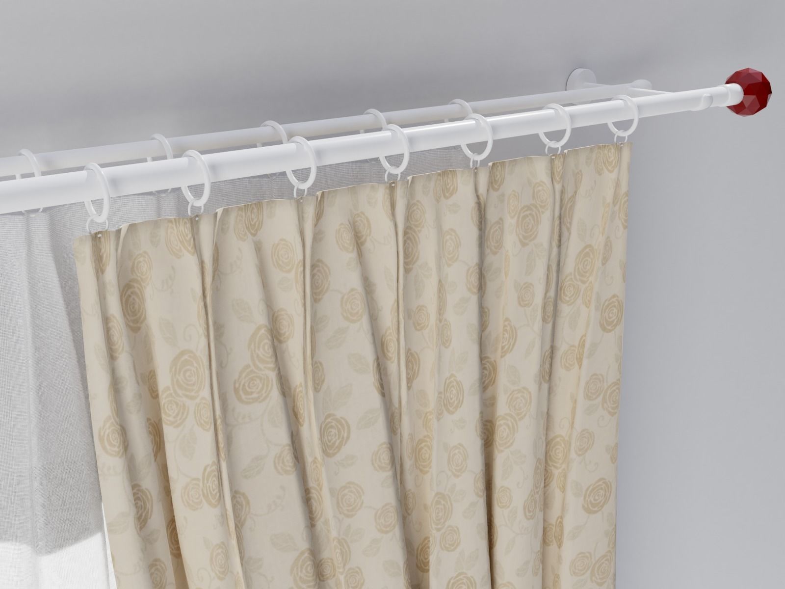 Curtains 01 collection 4 3D model_4