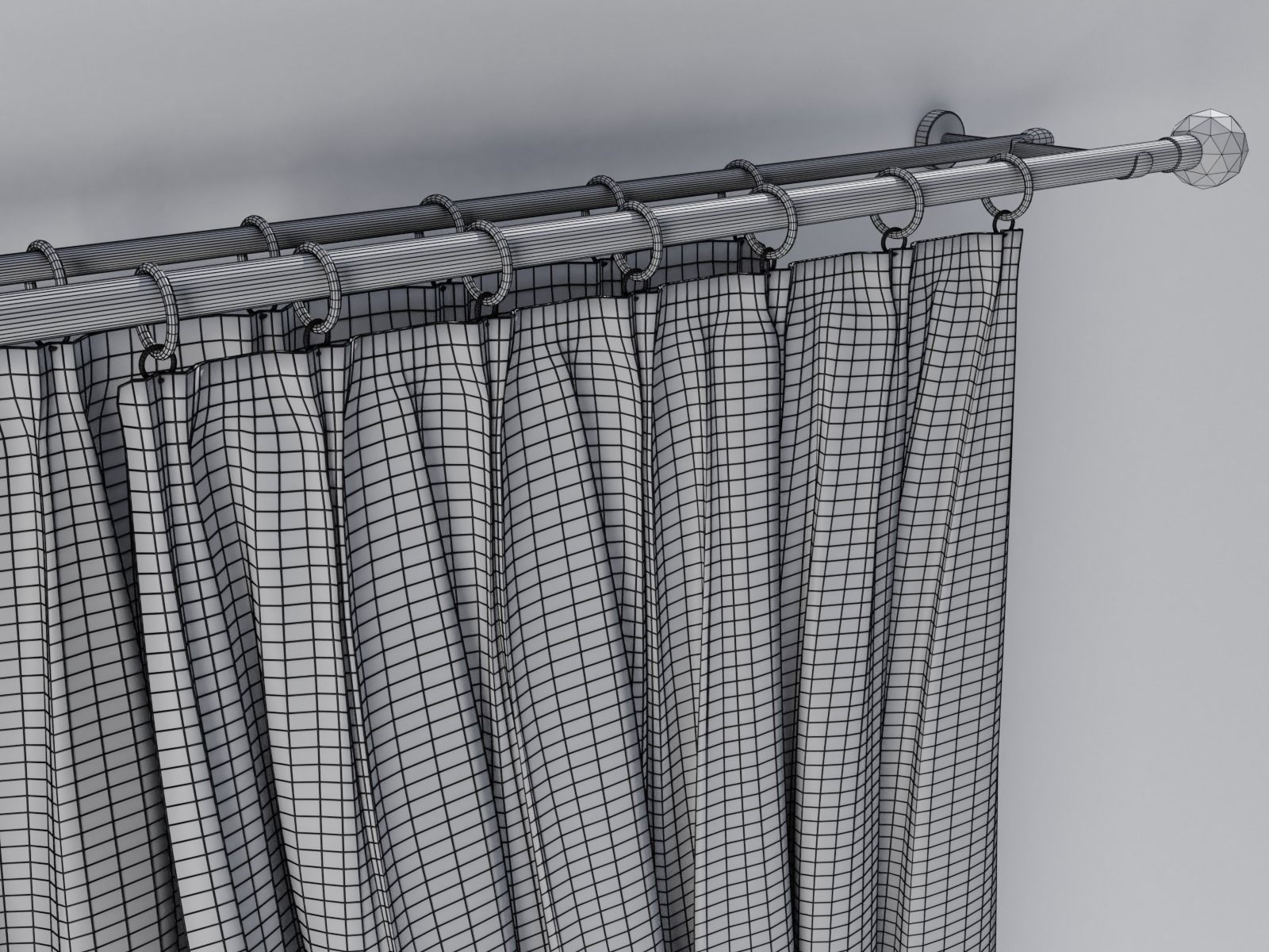 Curtains 01 collection 4 3D model_7