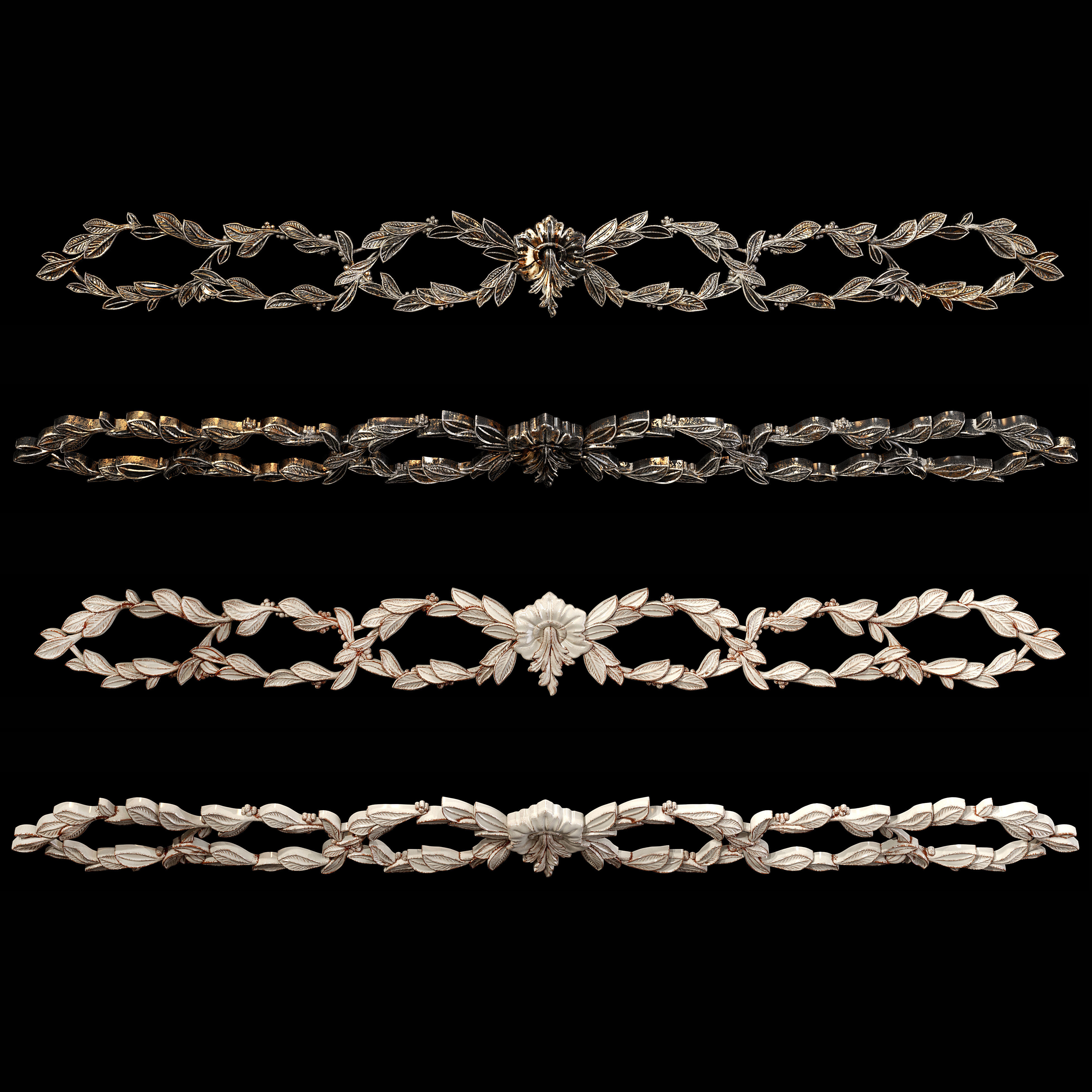 Classic carved 015 3D model_2