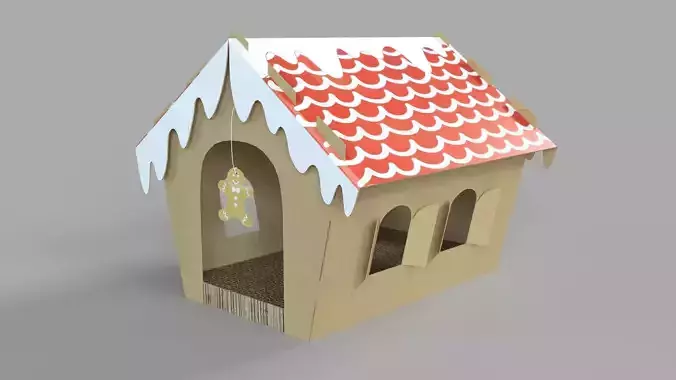 Companion Gear Holiday Dog Cat House
