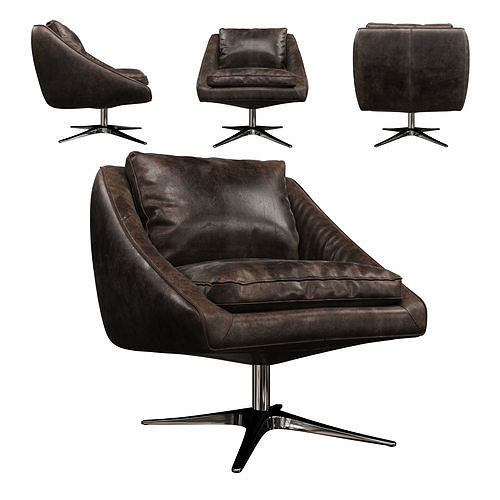 City armchair Timothy Oulton  3D model