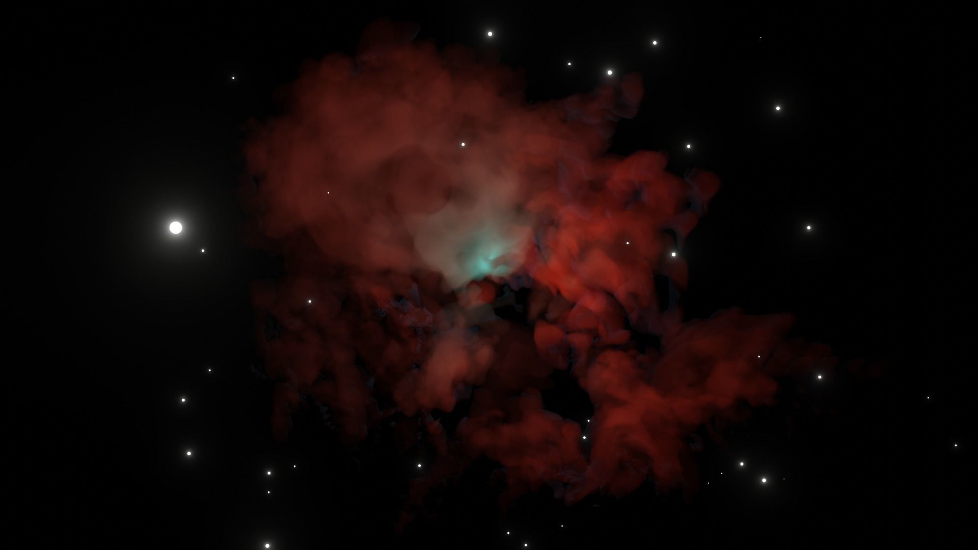 3D NEBULA procedural scene 3D model_14