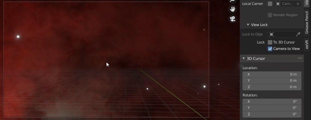 3D NEBULA procedural scene 3D model_8