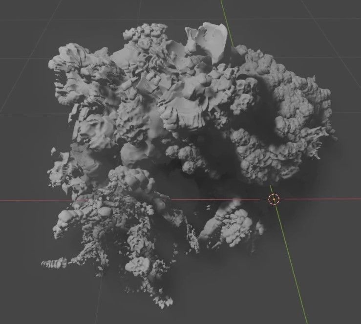 3D NEBULA procedural scene 3D model_4