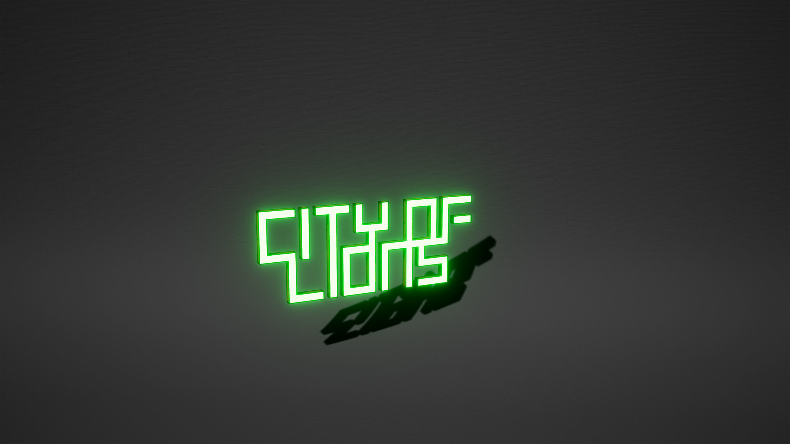 City Of Lions Billboard Cyberpunk Game Ready Low-poly 3D model_2