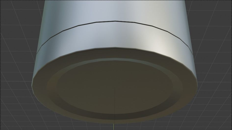 Metallic Thermos - Bottle - Flask  Low-poly 3D model_7