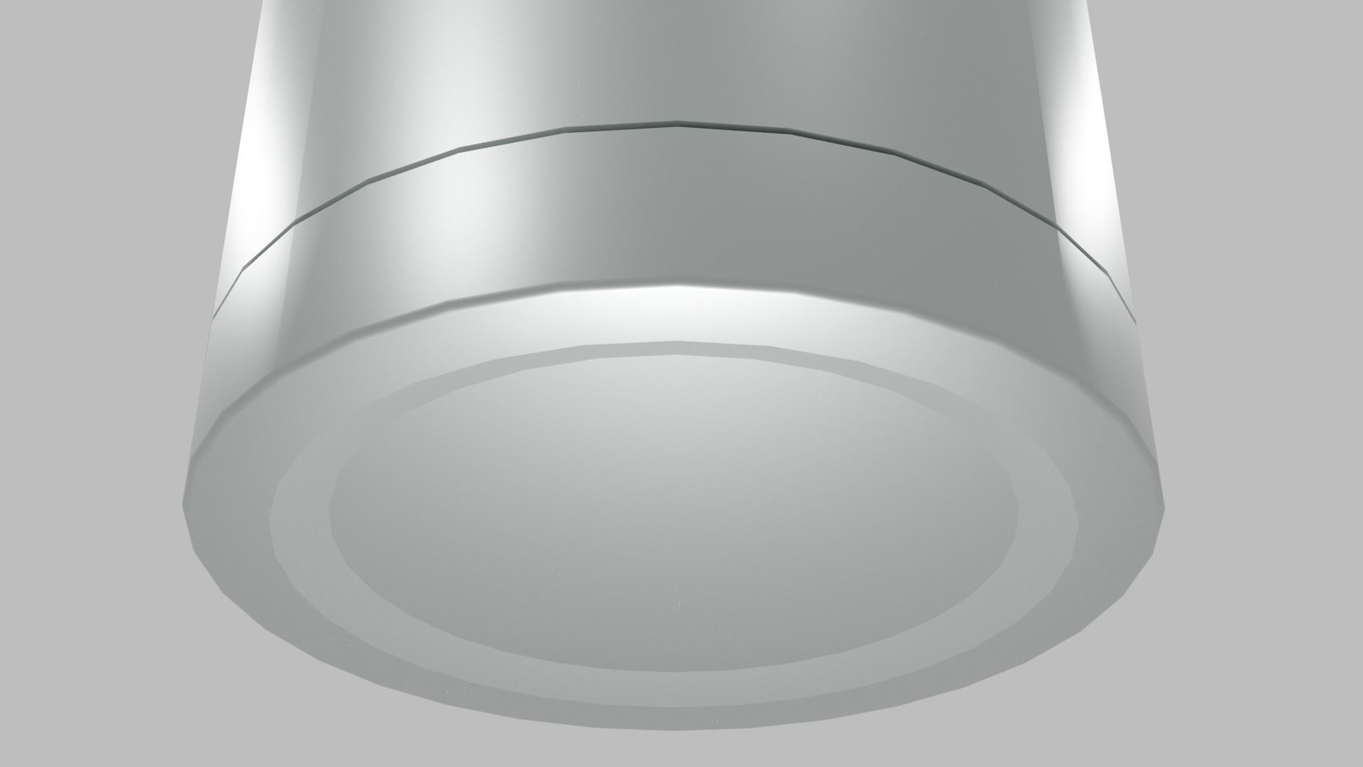 Metallic Thermos - Bottle - Flask  Low-poly 3D model_6