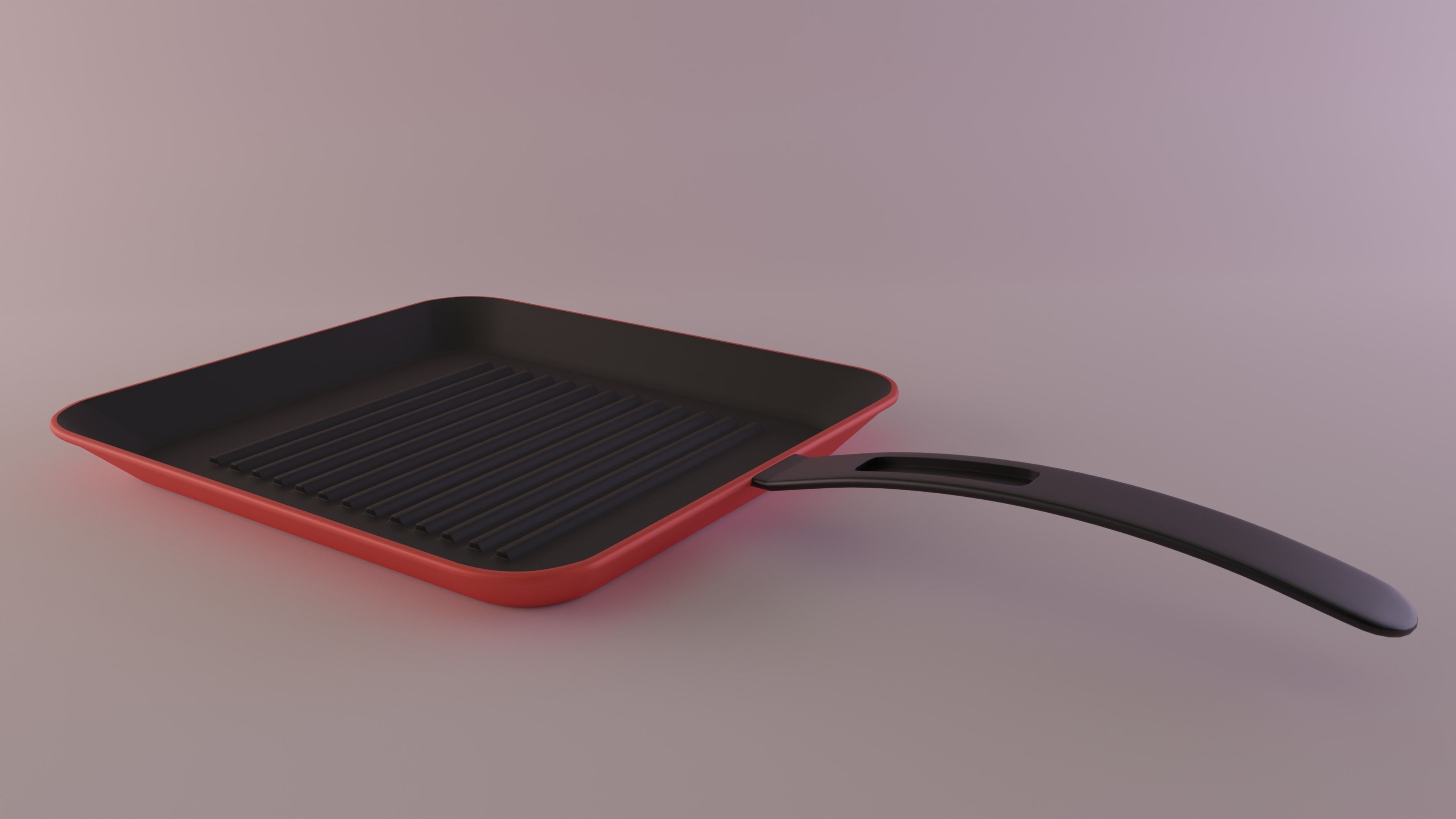 Grill Pan 3D model_5