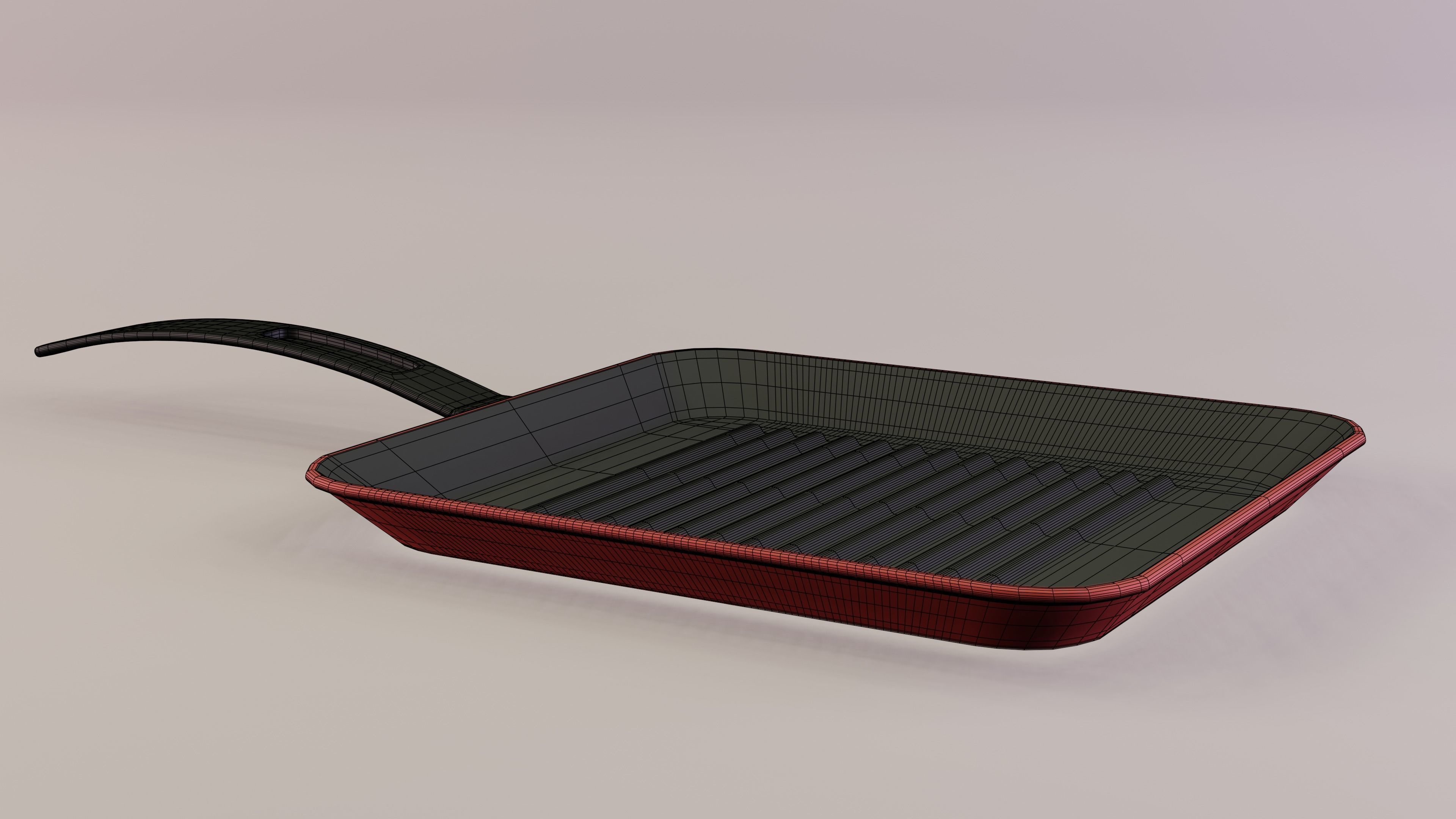 Grill Pan 3D model_7