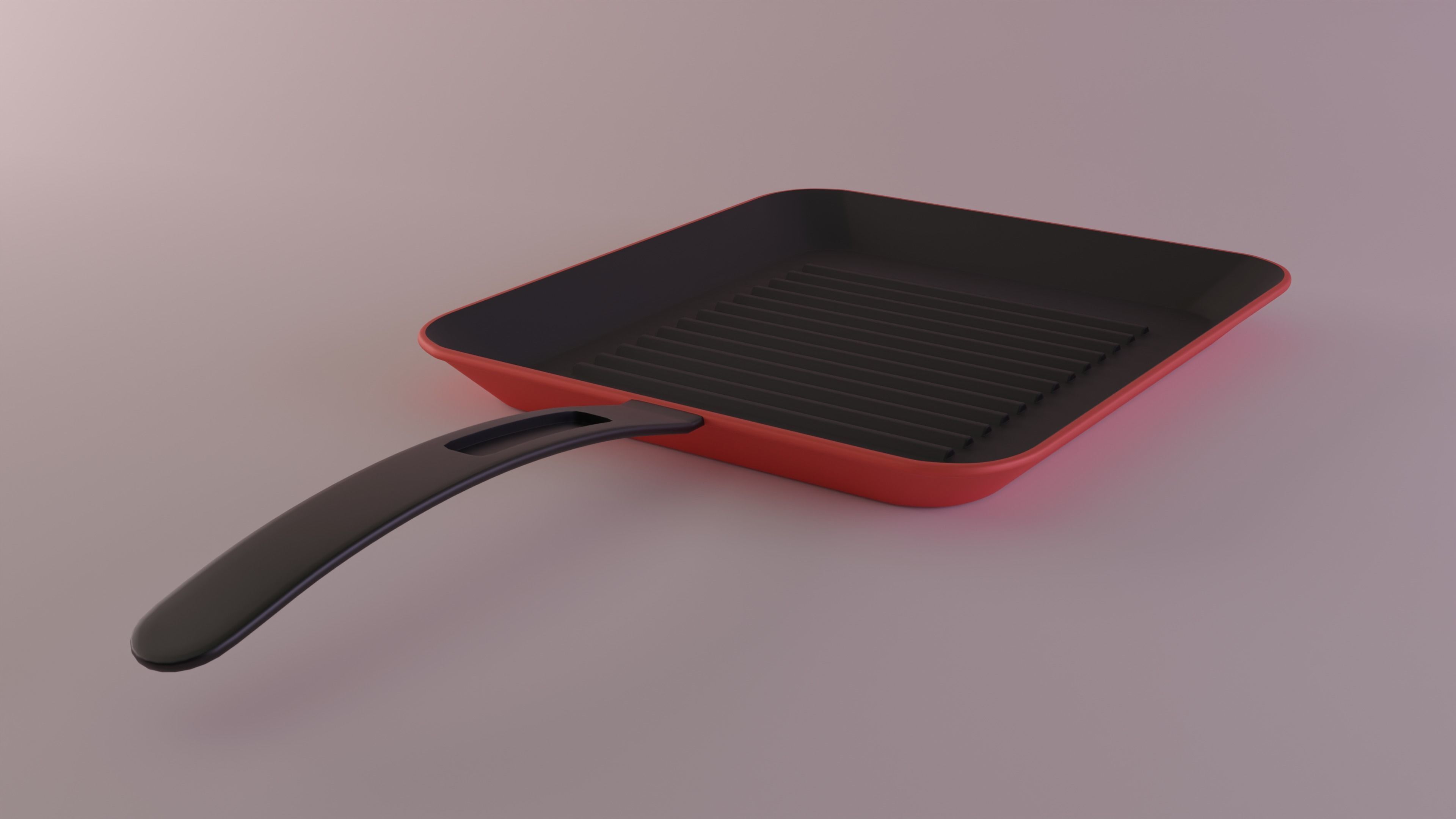 Grill Pan 3D model_4