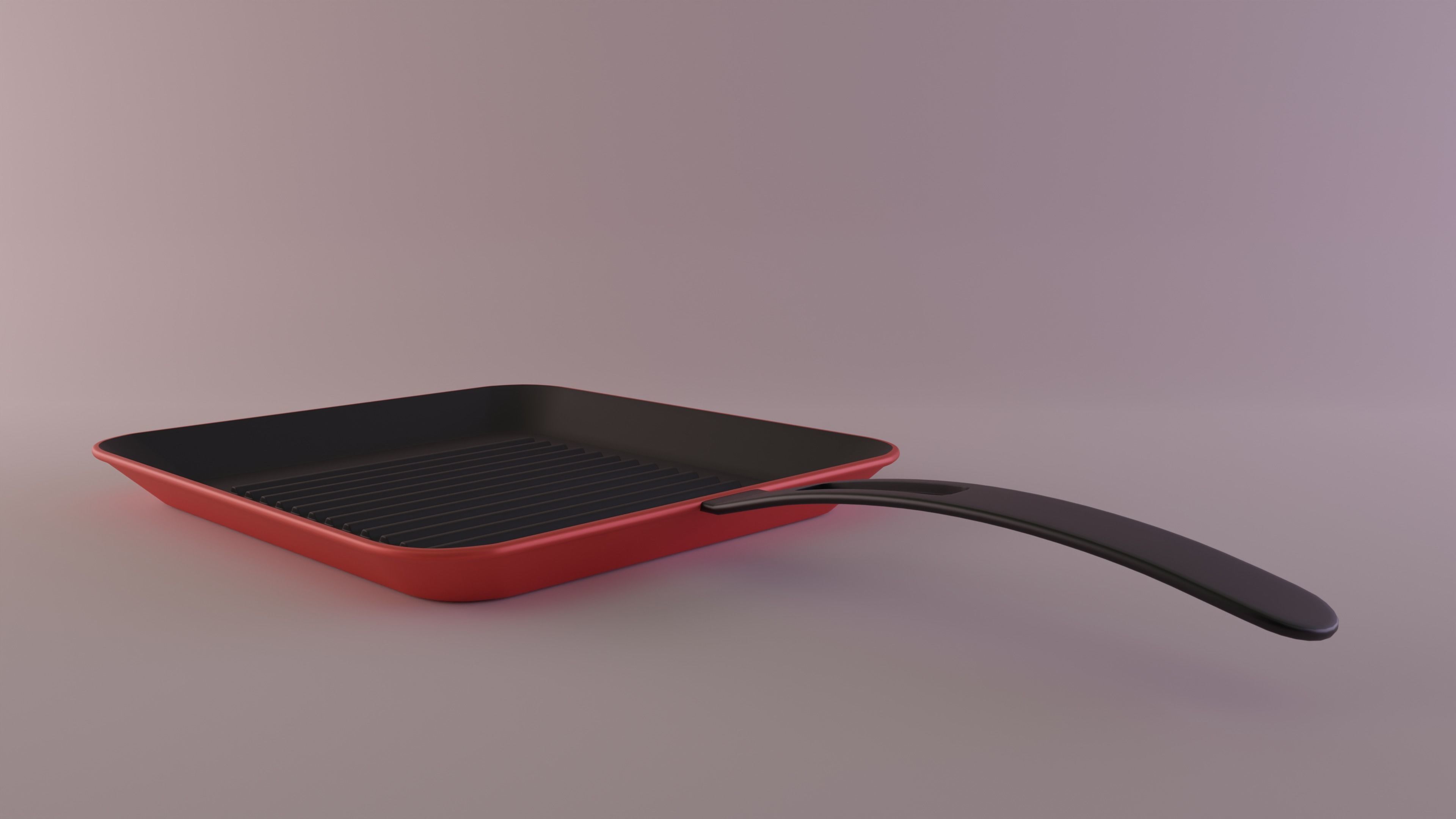 Grill Pan 3D model_3