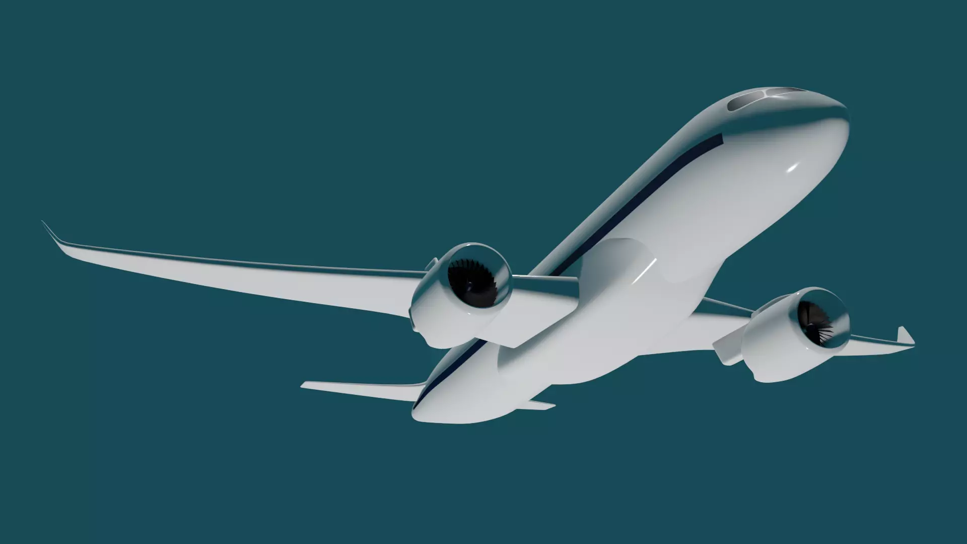 Airplane simple Free 3D model