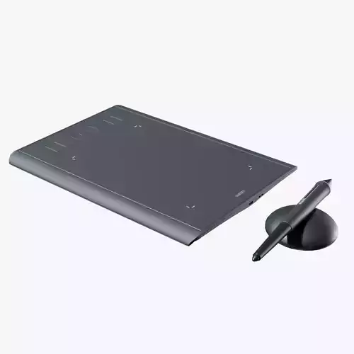 Wacom Intuos Pro PTH-460 Small  Low-poly 3D model