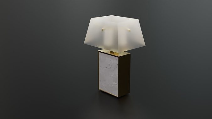 Luxury Bedside Lamp desk lamp Free 3D model