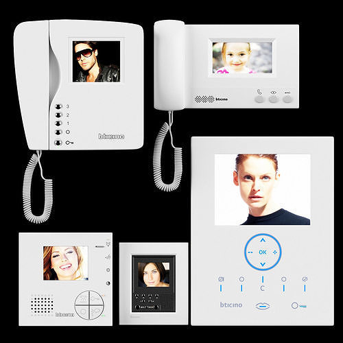 video intercom Bticino 3D model