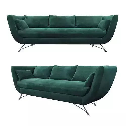 Noor 3 Seater Rode Design 3D model