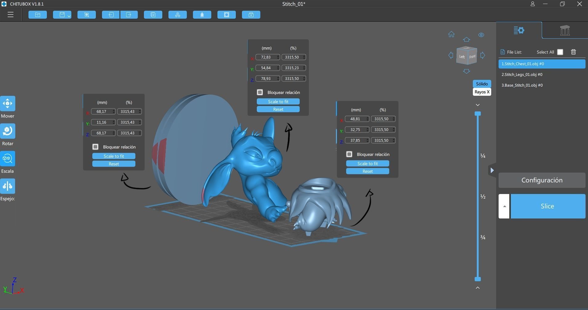 Stitch lilo and figurine 3D print model_8