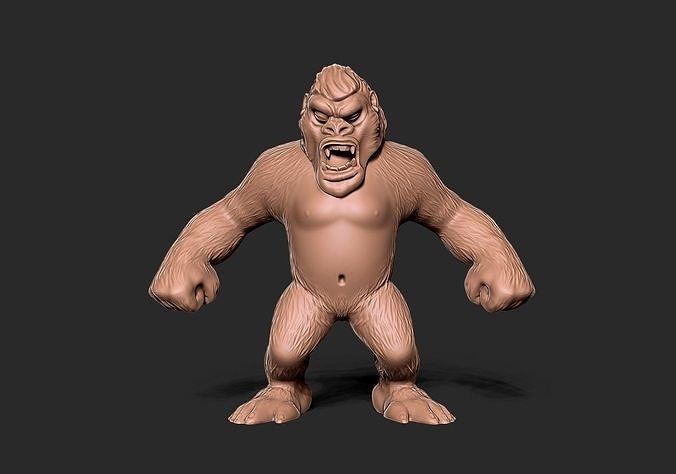 KONG vs GODZILLA2021 fan art 3D print model