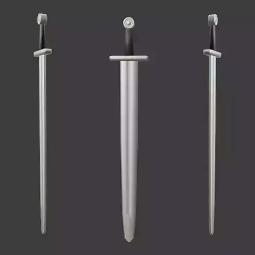 Simple medieval sword