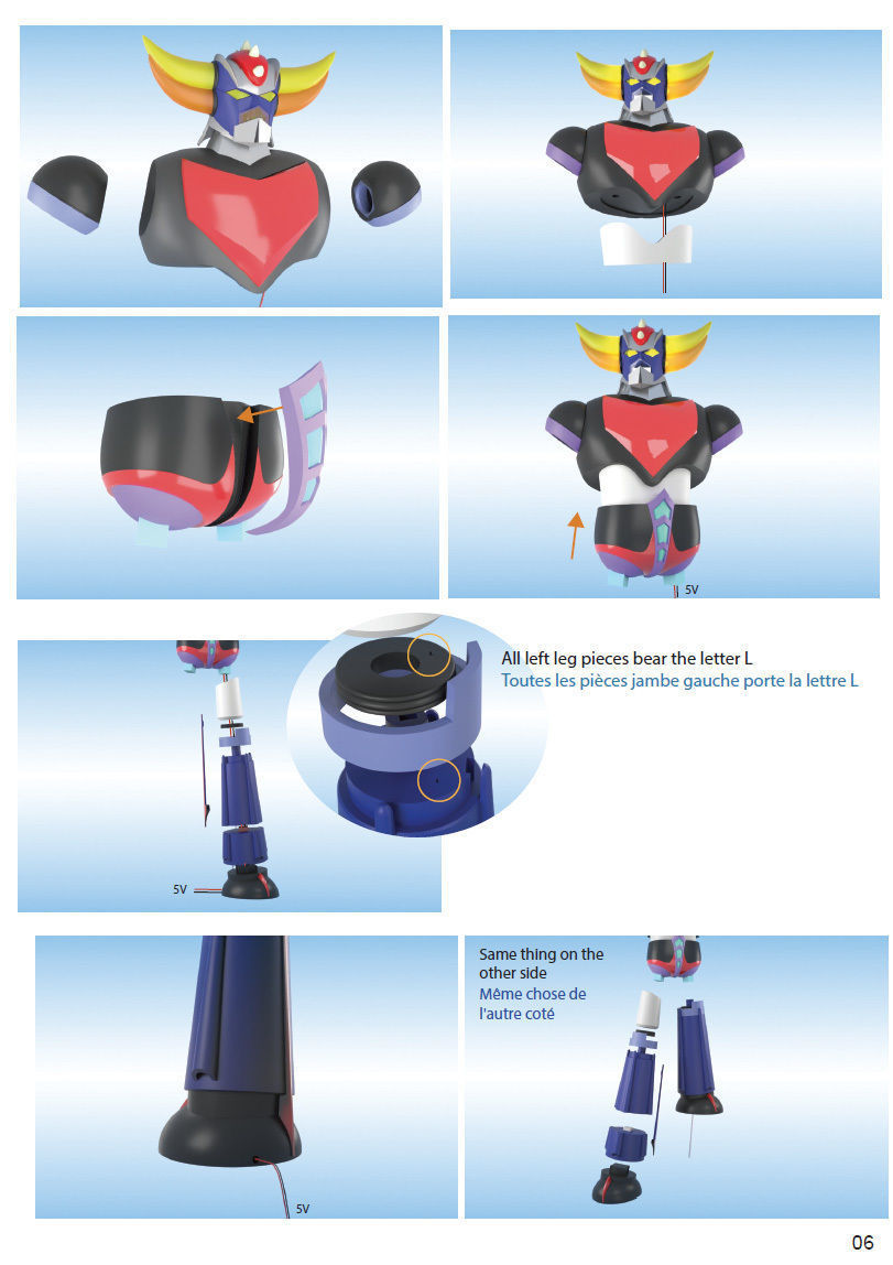 GRENDIZER Goldorak HQ 70Cm 3D Print 3D print model_14