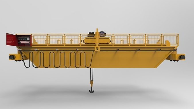 Overhead Crane 3D model