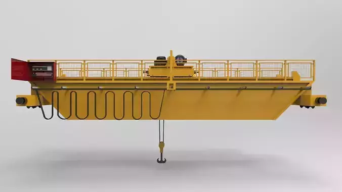 Overhead Crane 3D model
