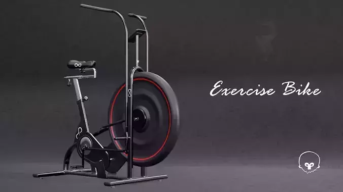Exercise Bike AAA Game Asset