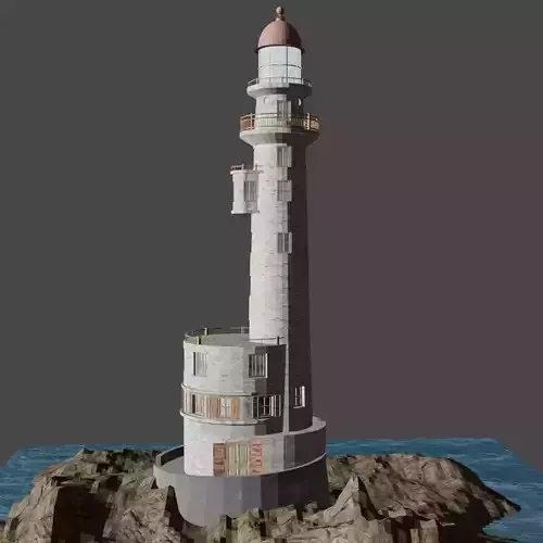 LIGHTHOUSE on island
