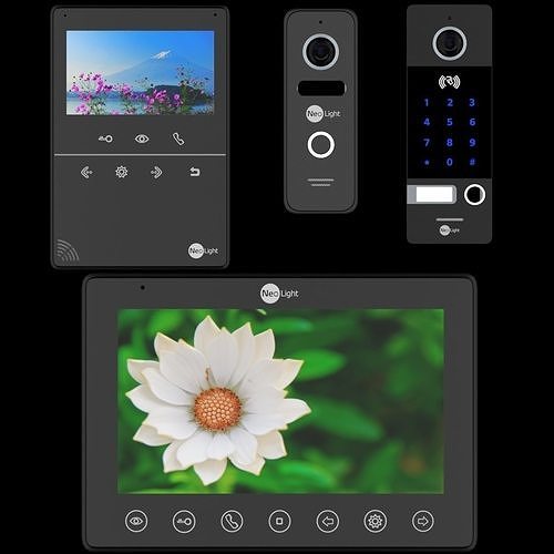 Video door intercom Neolight 2 3D model