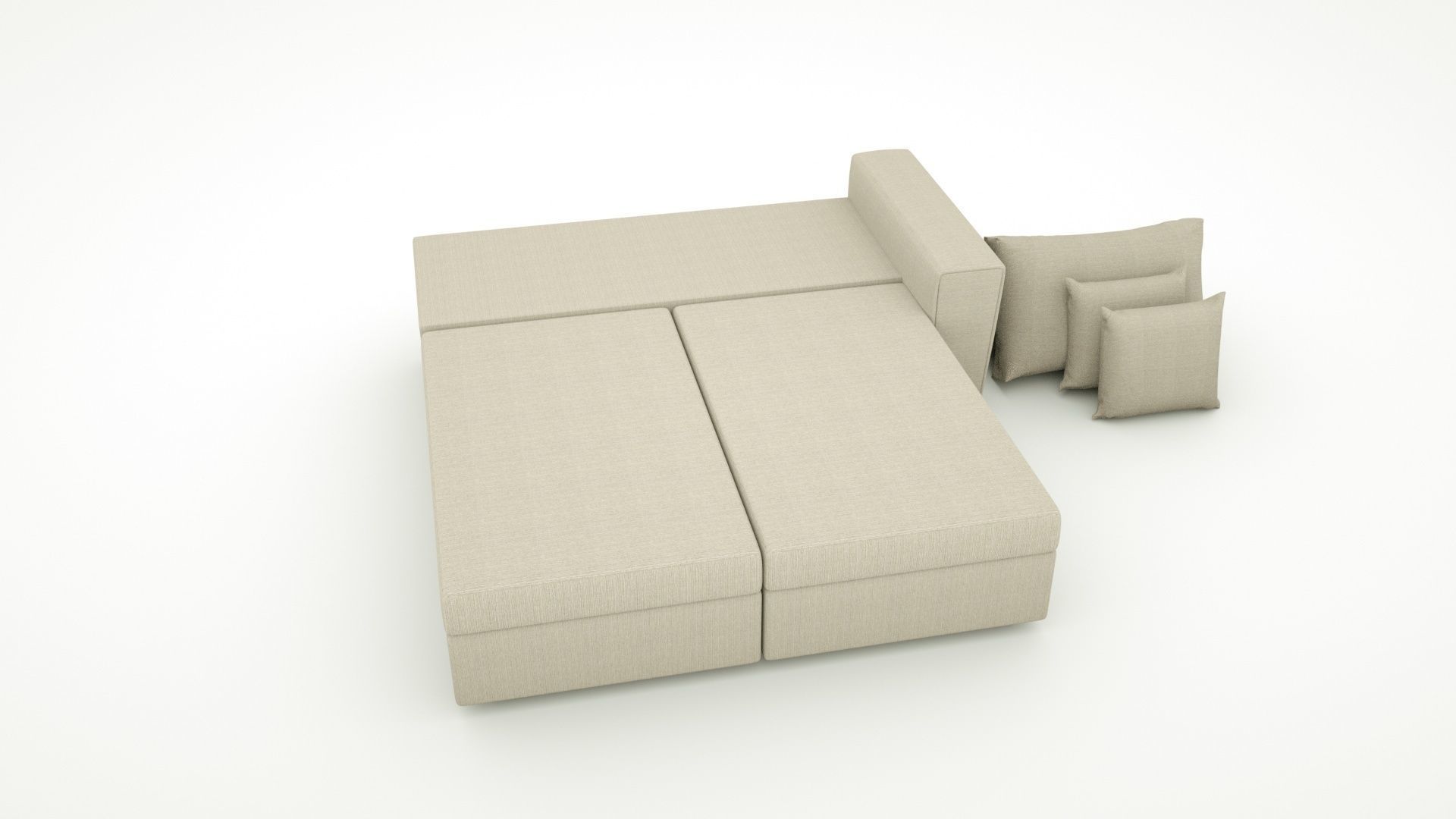 Sofa Transformer 3D model_4