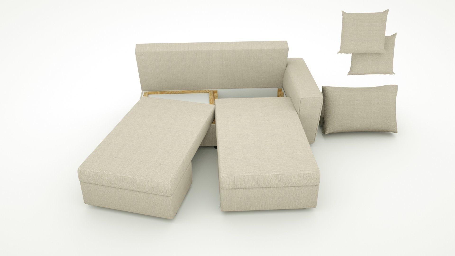 Sofa Transformer 3D model_3