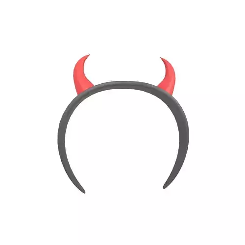 Devil Horns Headband v1 001