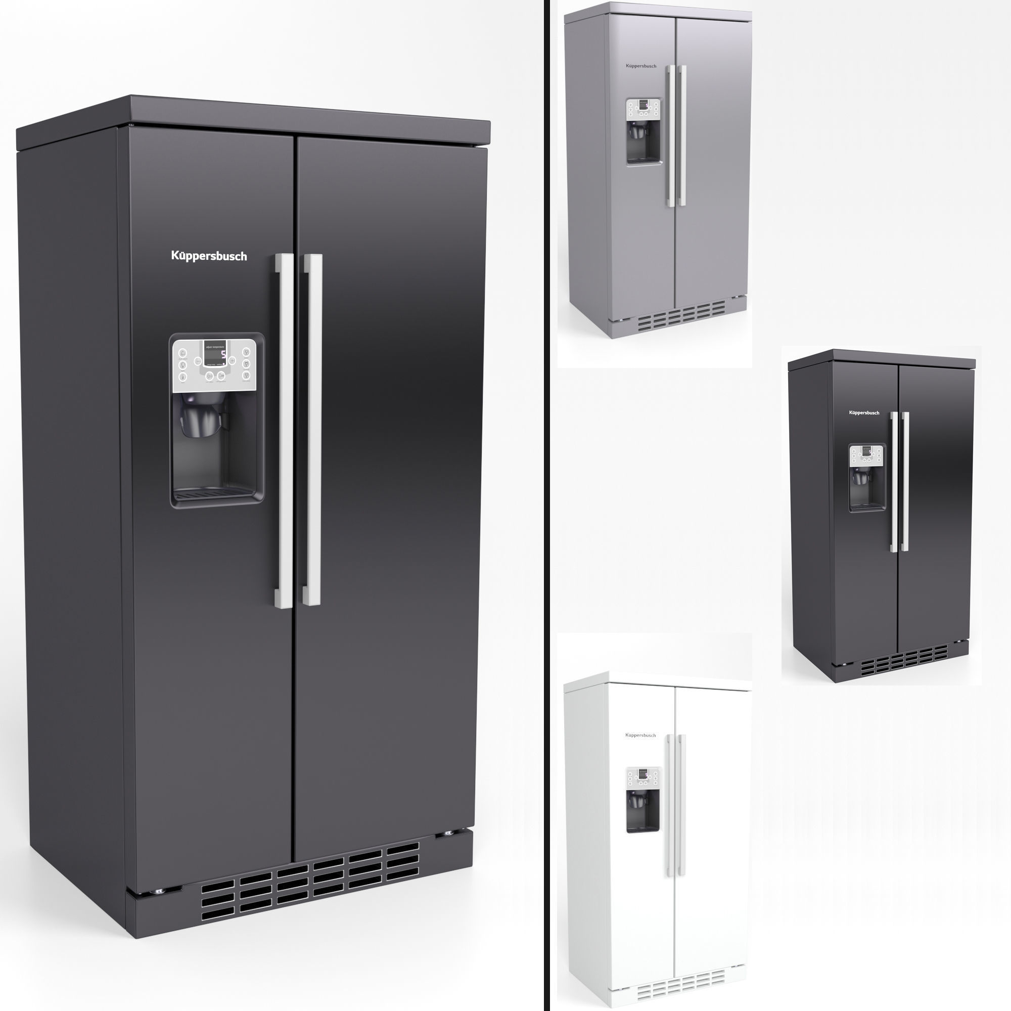 refrigerator-side-by-side-kuppersbusch-kj-9750-0-2t-3d-model-cgtrader