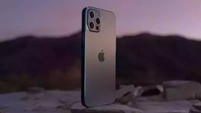 Apple iPhone 12 Pro Max hi-poly Animated for Cinema4D 3D model