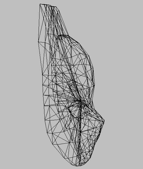 Cat Model mask with ornate design 3D model_8