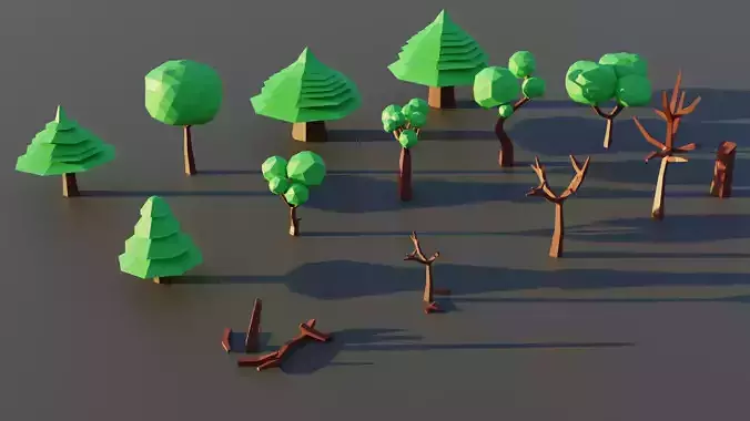 Tree Comic Look Asset Pack