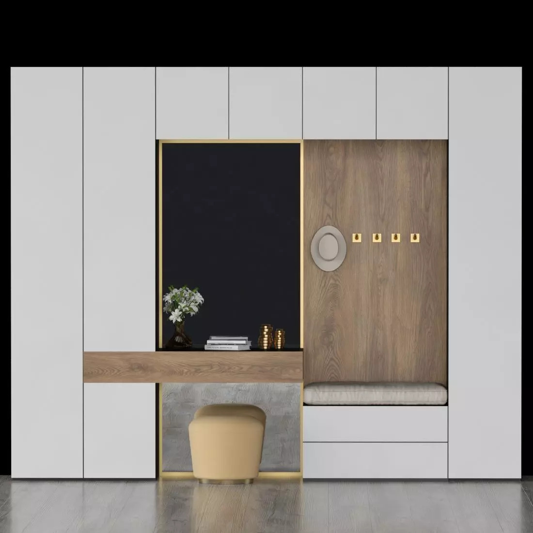 hall furniture 36 3D model