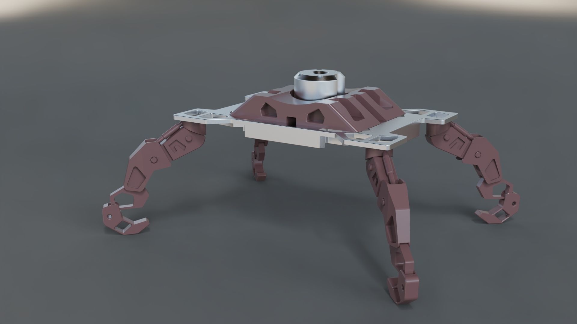 mechanical claw scifi robot  3D model_4