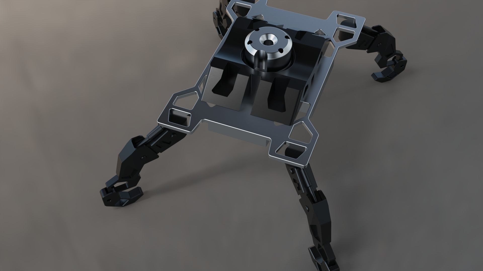 mechanical claw scifi robot  3D model_1