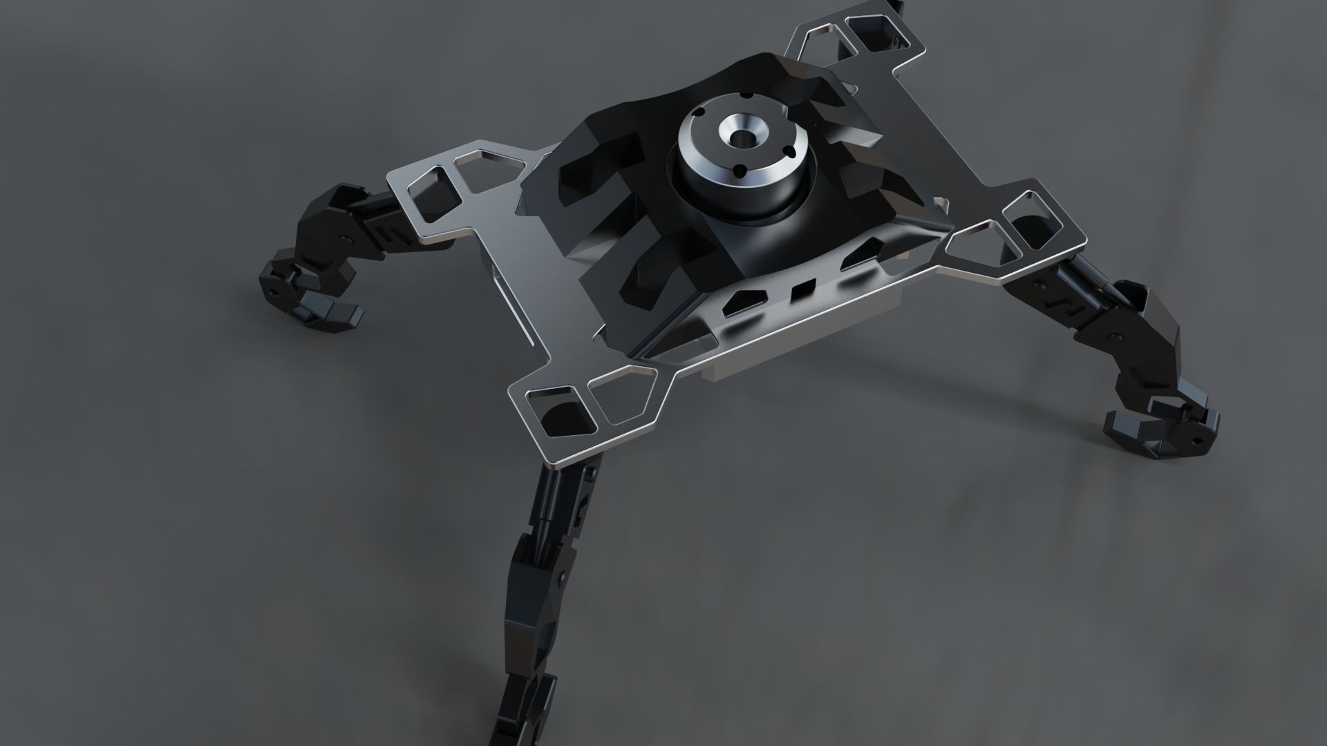 mechanical claw scifi robot  3D model_3