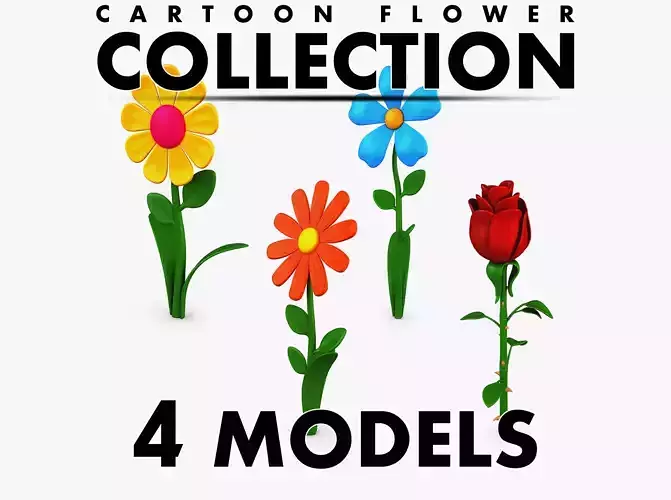 Cartoon Flower Collection volume 1