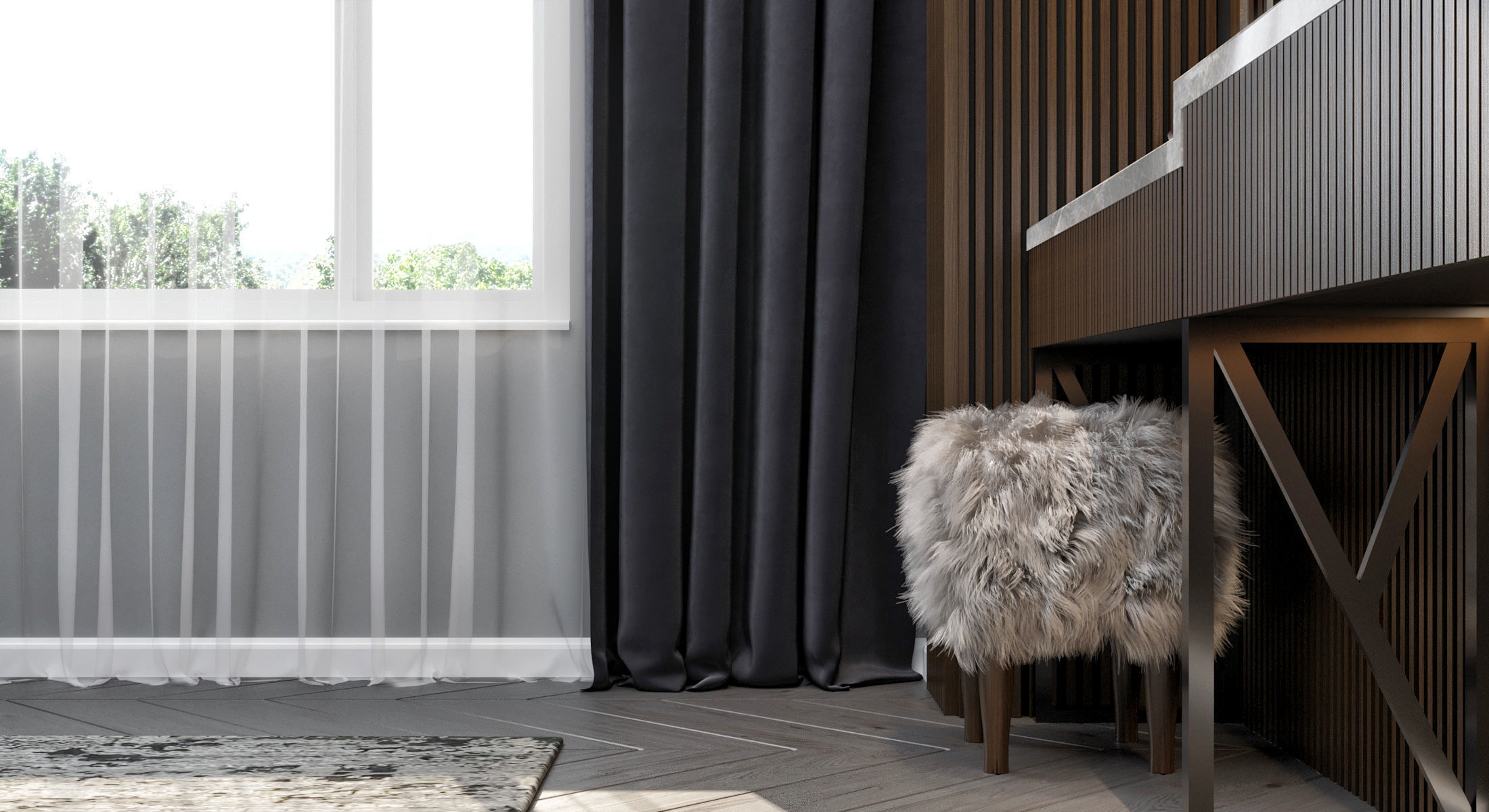 Bedroom interior 3D model_6