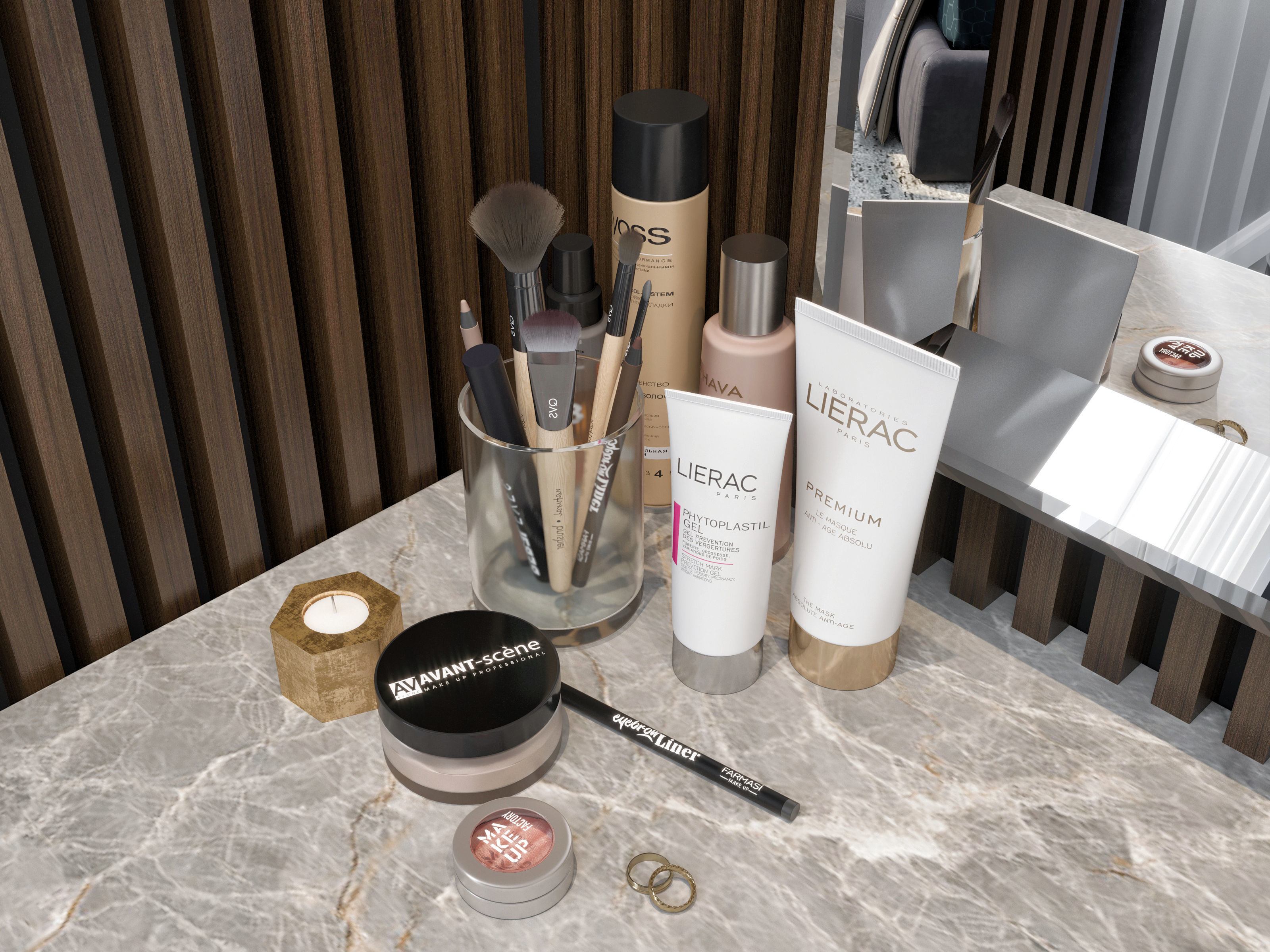 Bedroom interior 3D model_10