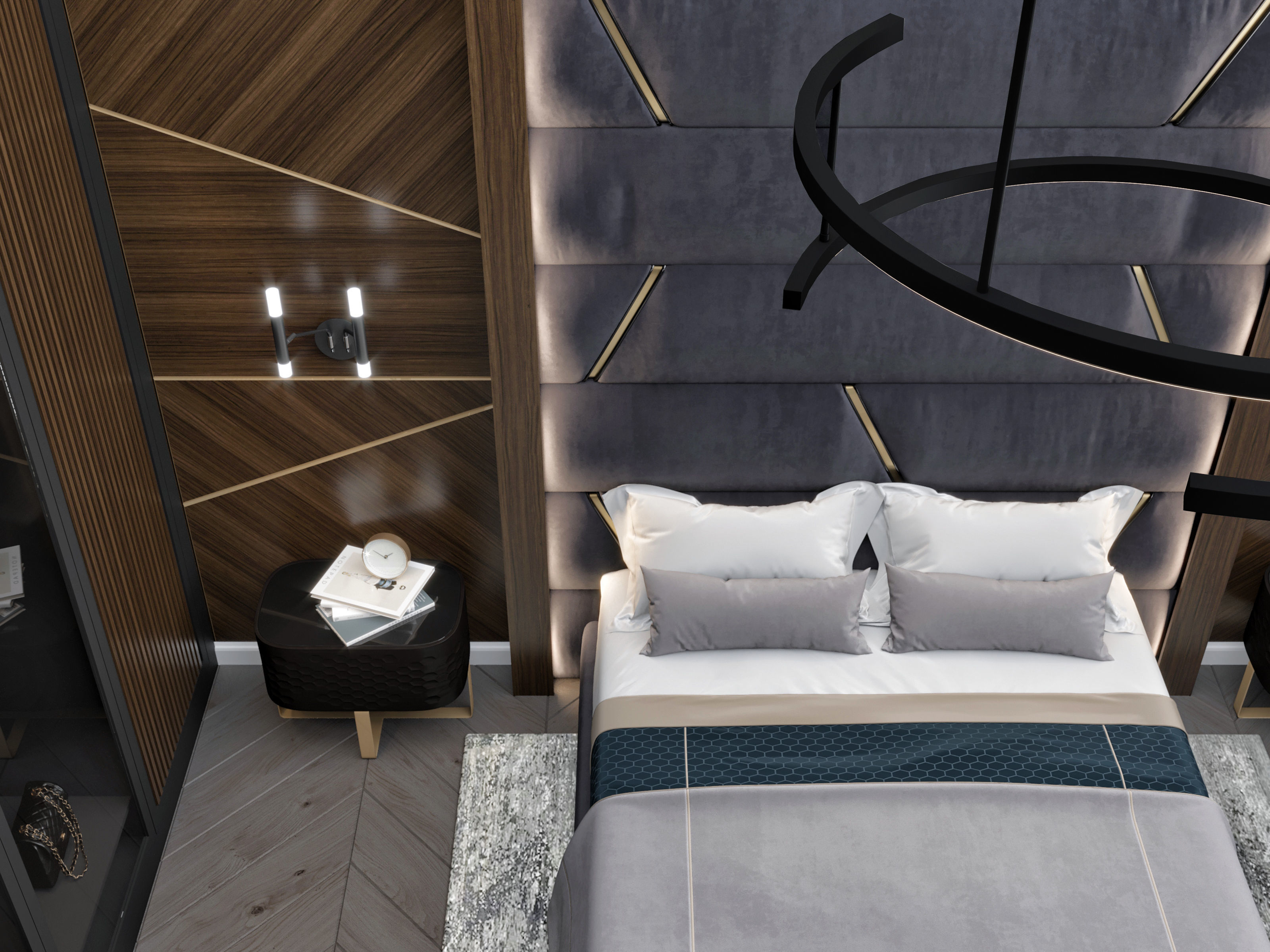Bedroom interior 3D model_8