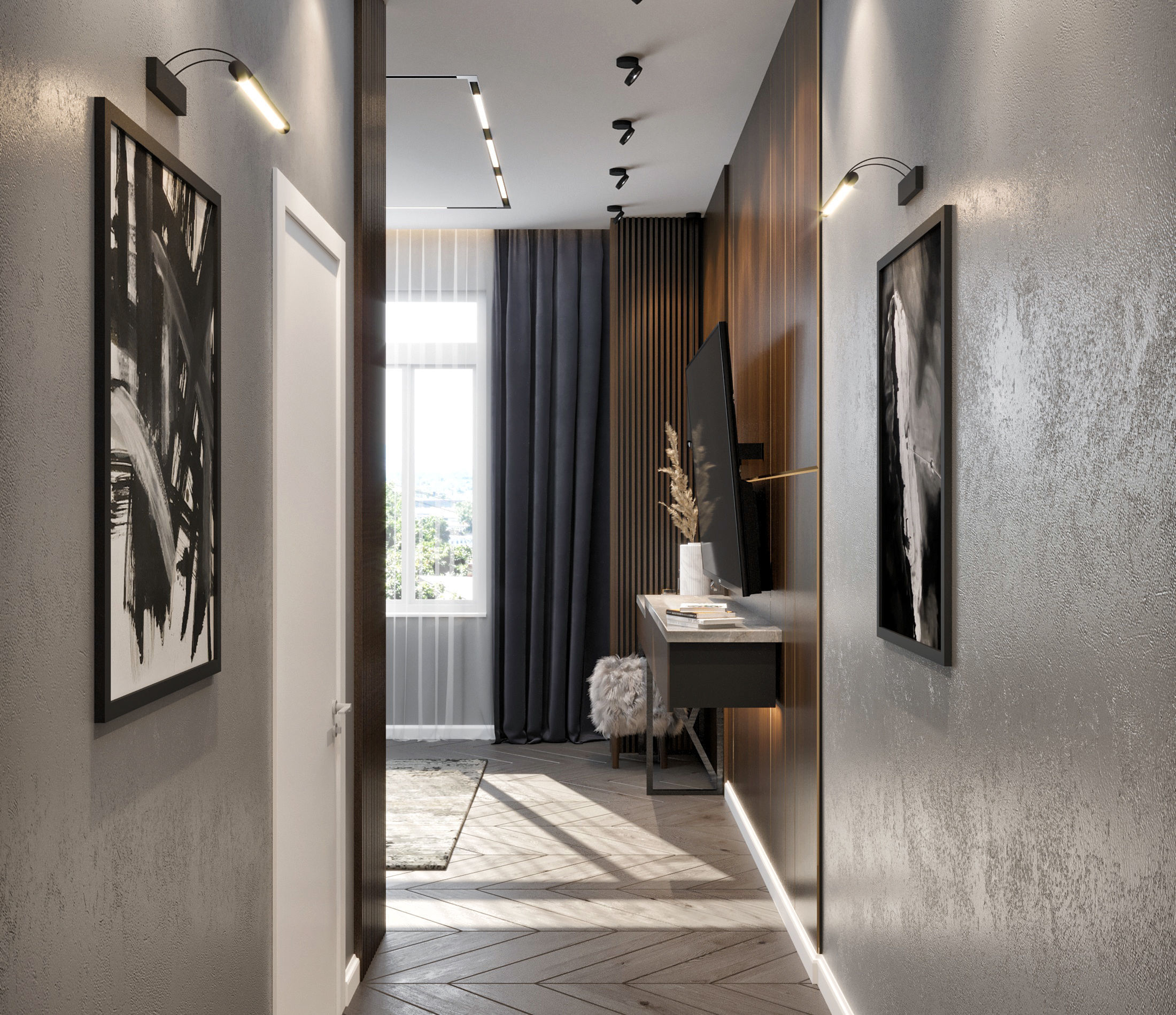 Bedroom interior 3D model_4