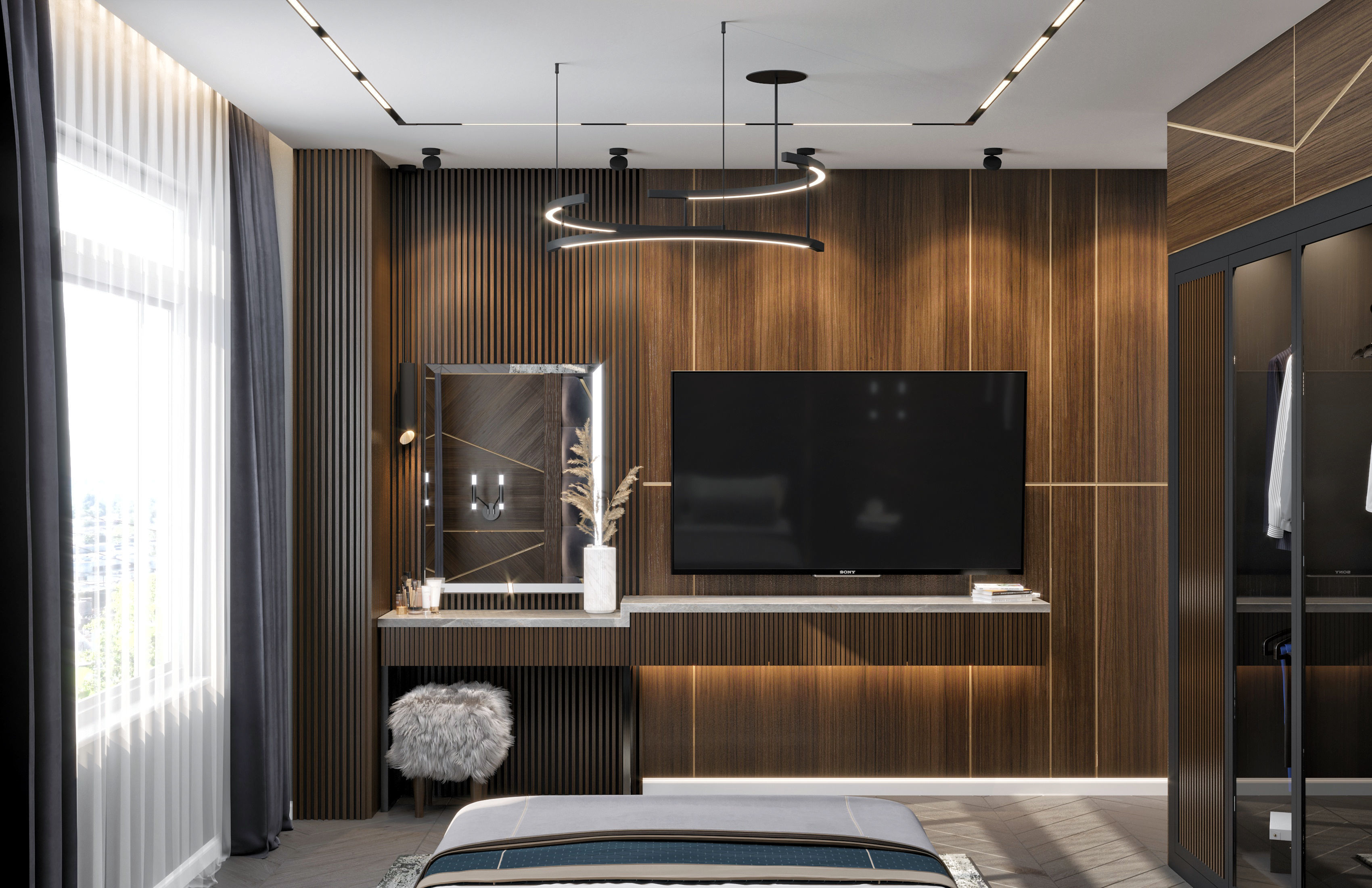 Bedroom interior 3D model_1