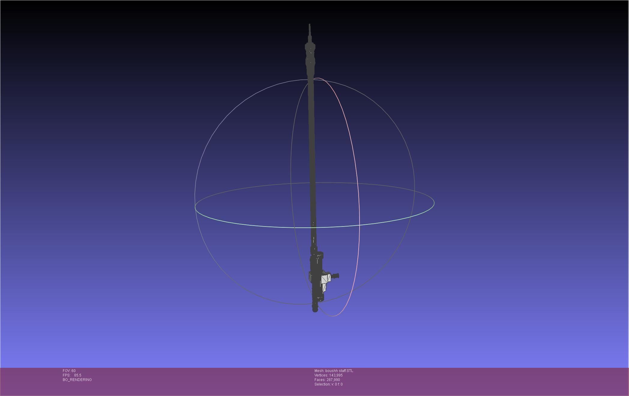 Star Wars Boushh Staff Basic Assembly 3D print model_48
