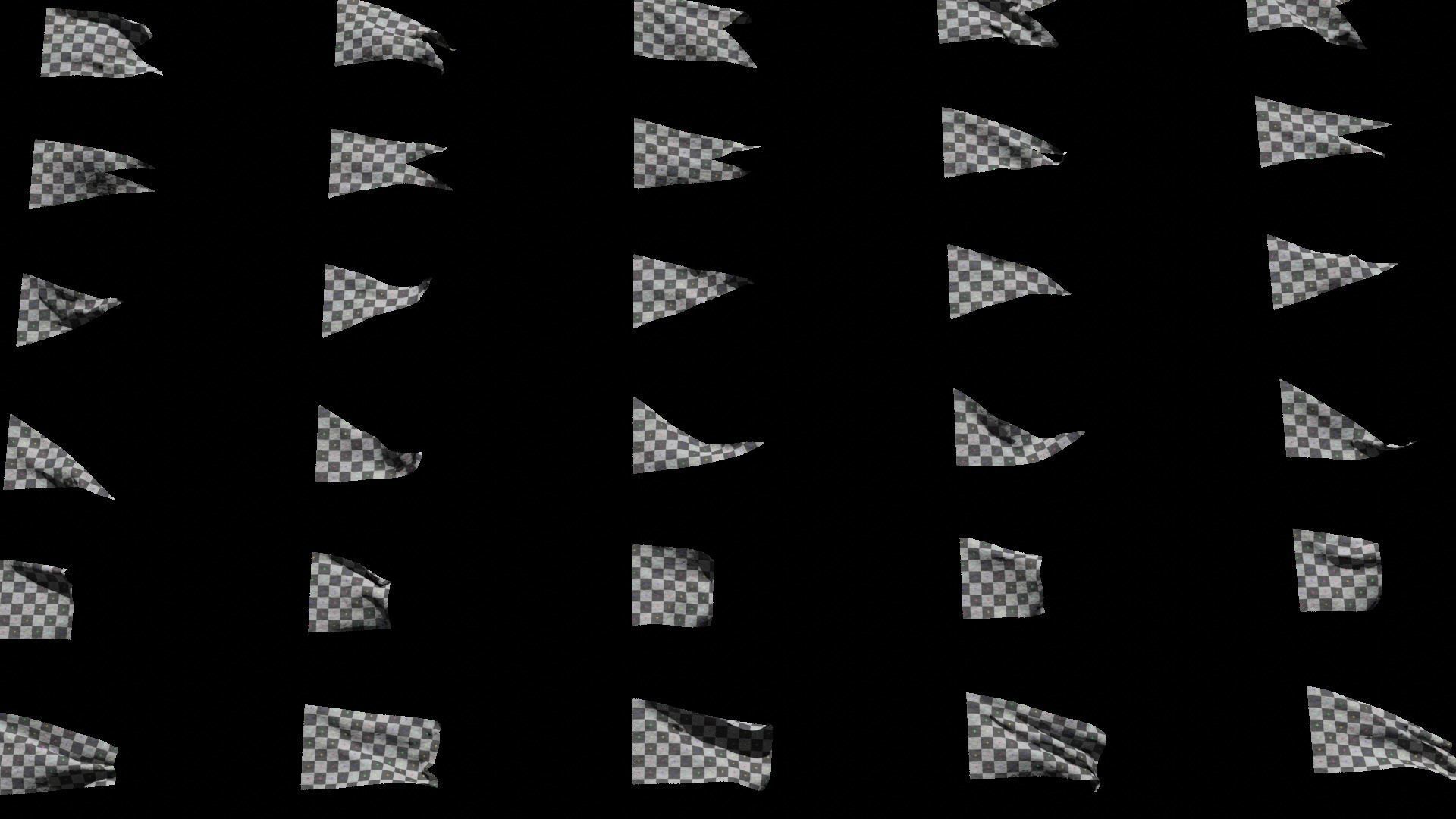 45 Animated Flag Asset Pack 3D model_16