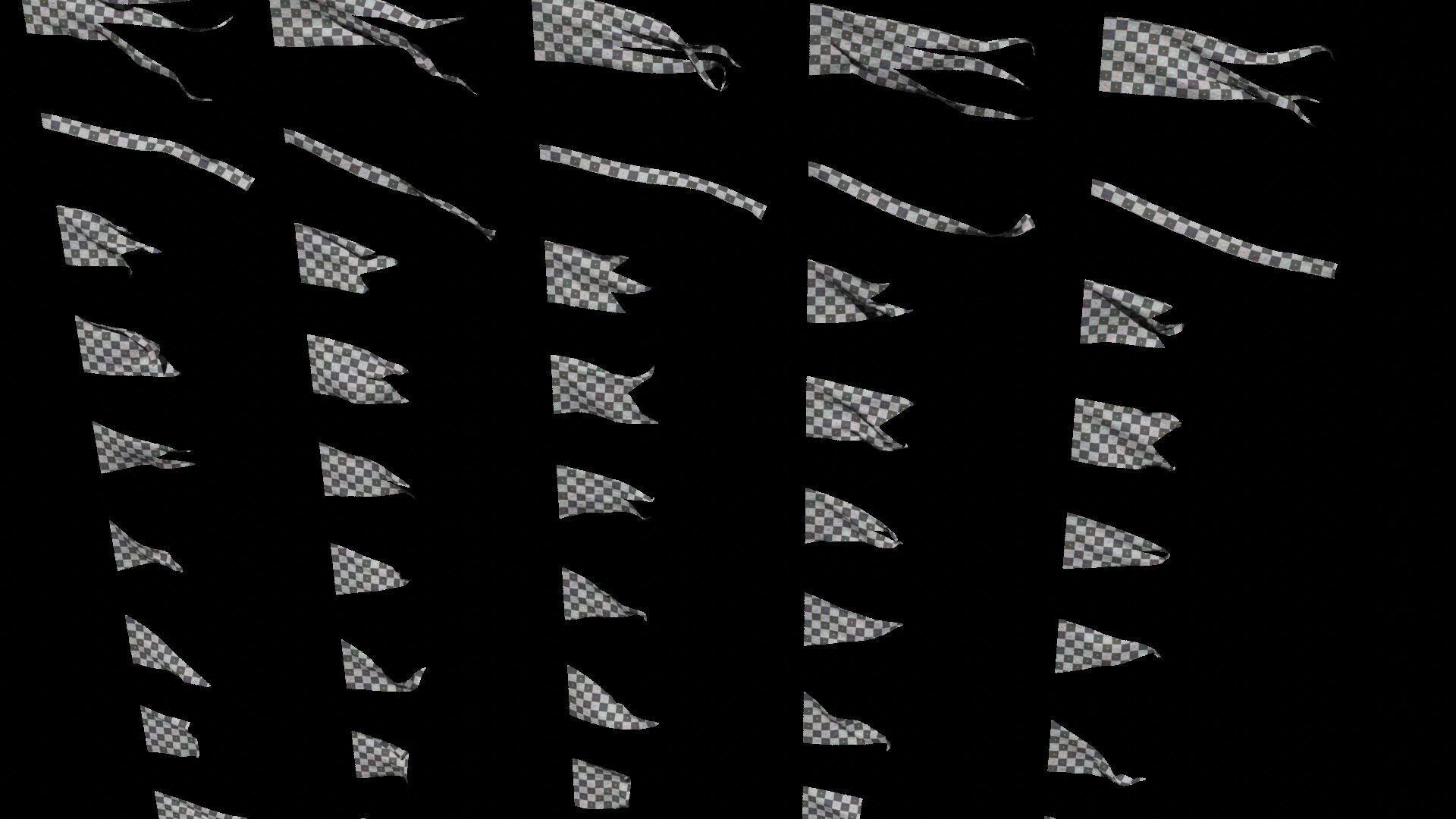 45 Animated Flag Asset Pack 3D model_15