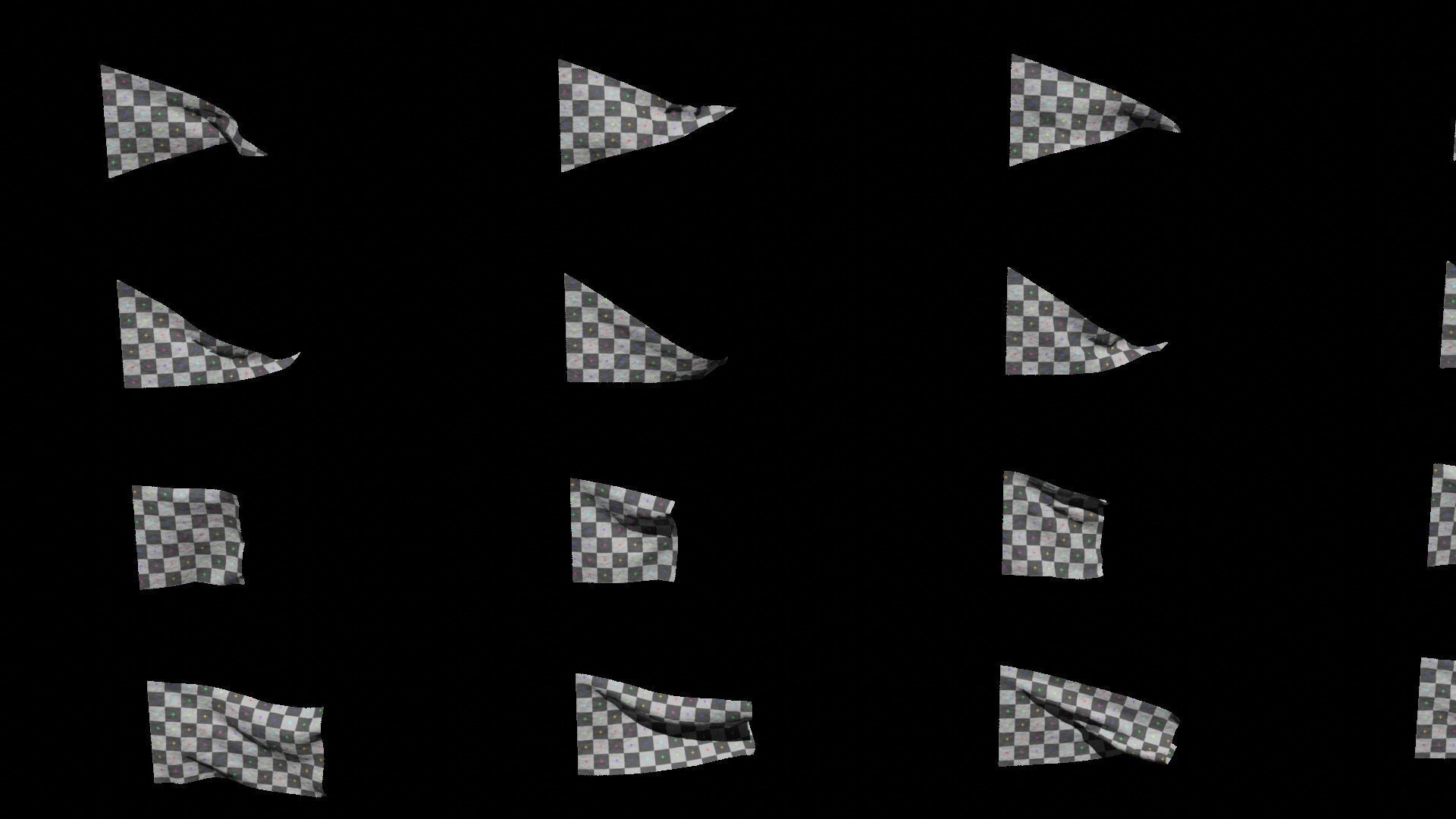 45 Animated Flag Asset Pack 3D model_2